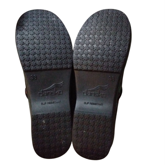 Dansko Frog Clogs Black Waterproof Slip On Comfort Shoes Sz 8 - Picture 8 of 10